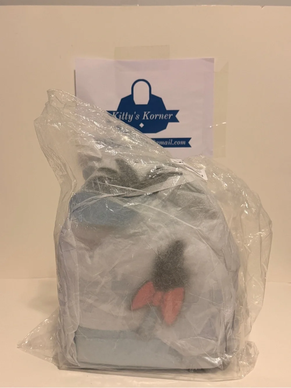 NWT Loungefly Disney Eeyore Mini Backpack Blue/Gray Adjustable Strap Charm